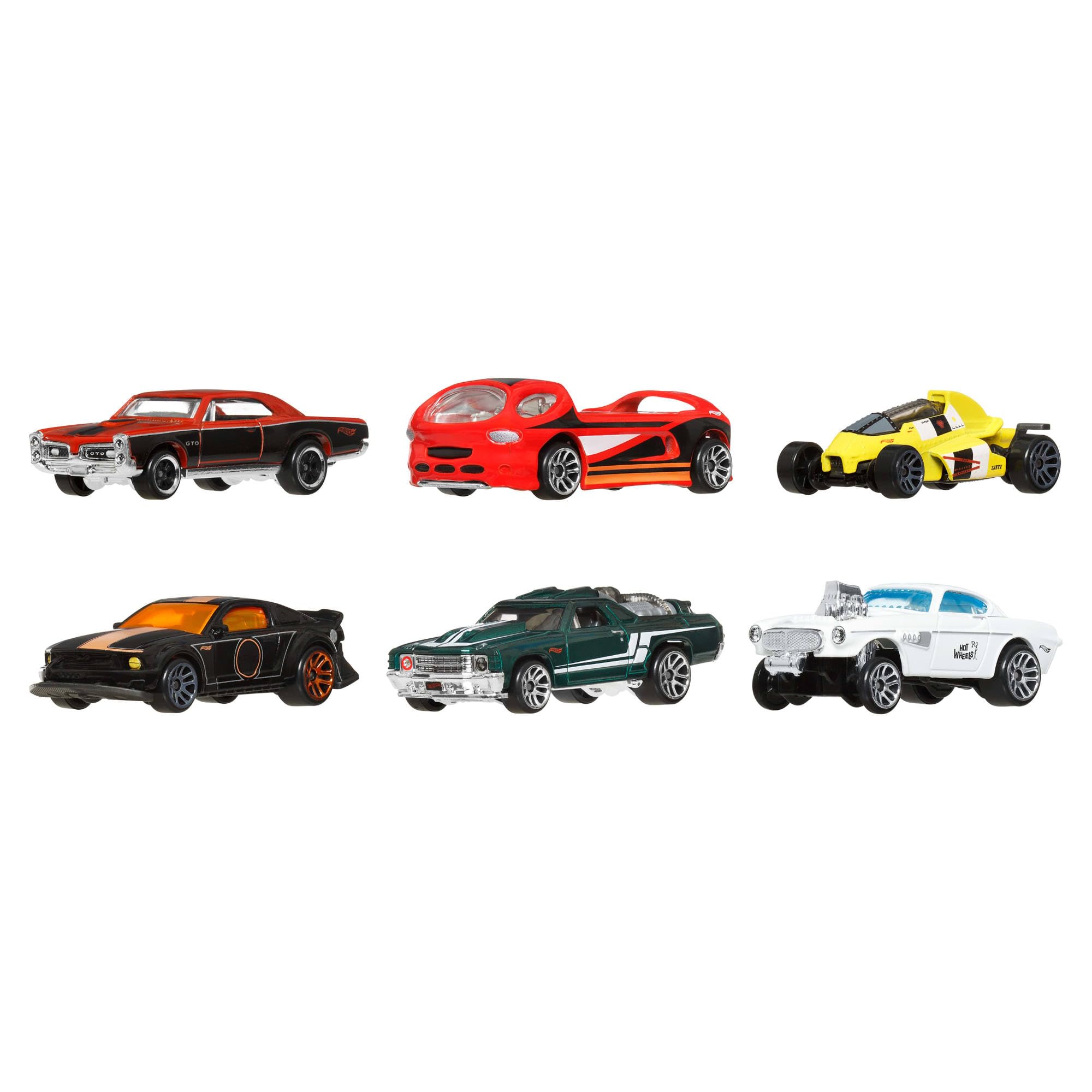 Hot Wheels HW Legends 1:64 Scale Die-Cast Vehicles Set of 6 - Multi-Colored Collectible Cars for Kids 3+ 2
