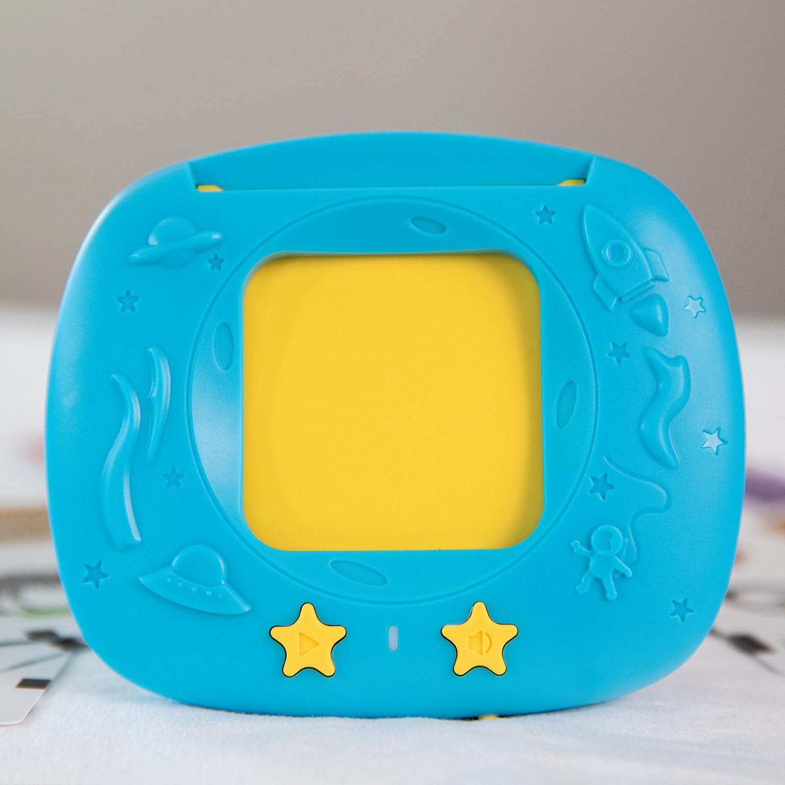 HOMESTEC Montessori Talking Flashcards - 280 Words & 8 Nursery Rhymes, Educational Toy for Toddlers 18M+