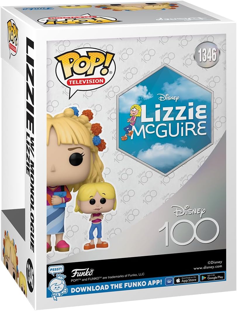 Funko Pop! Disney 100 - Lizzie McGuire & Monologue Lizzie Vinyl Figure Duo (67987)