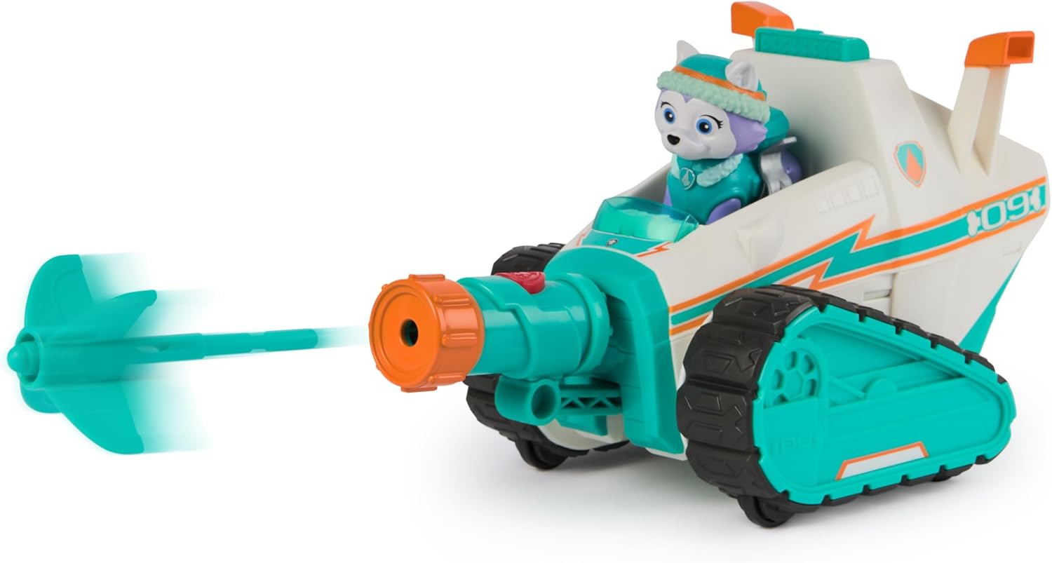 Paw Patrol Everest Deluxe Snowmobile with Projectile Launcher - Ages 3-9 4