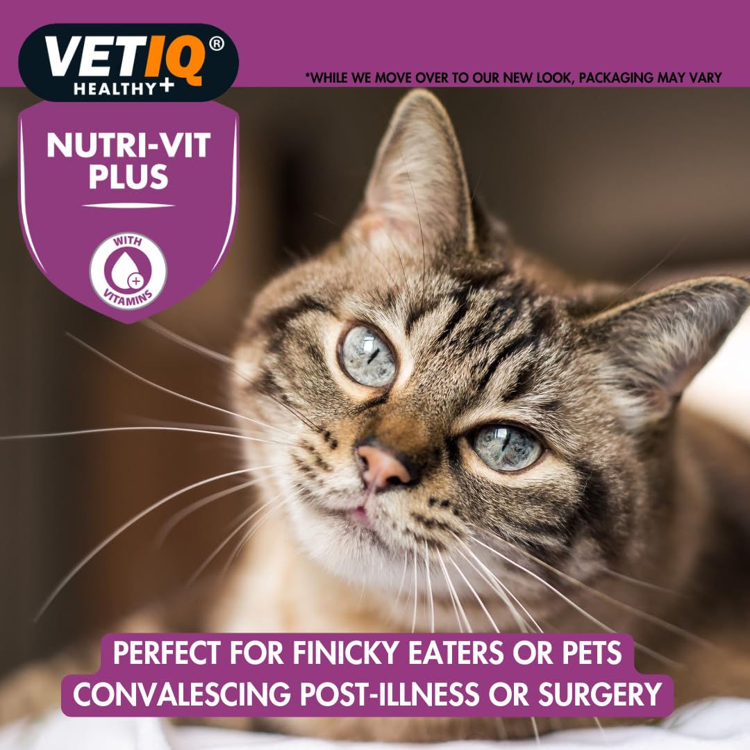 VETIQ Nutri-Vit Plus Cat Multivitamin Paste - High Calorie Energy & Appetite Stimulant | 70g 3