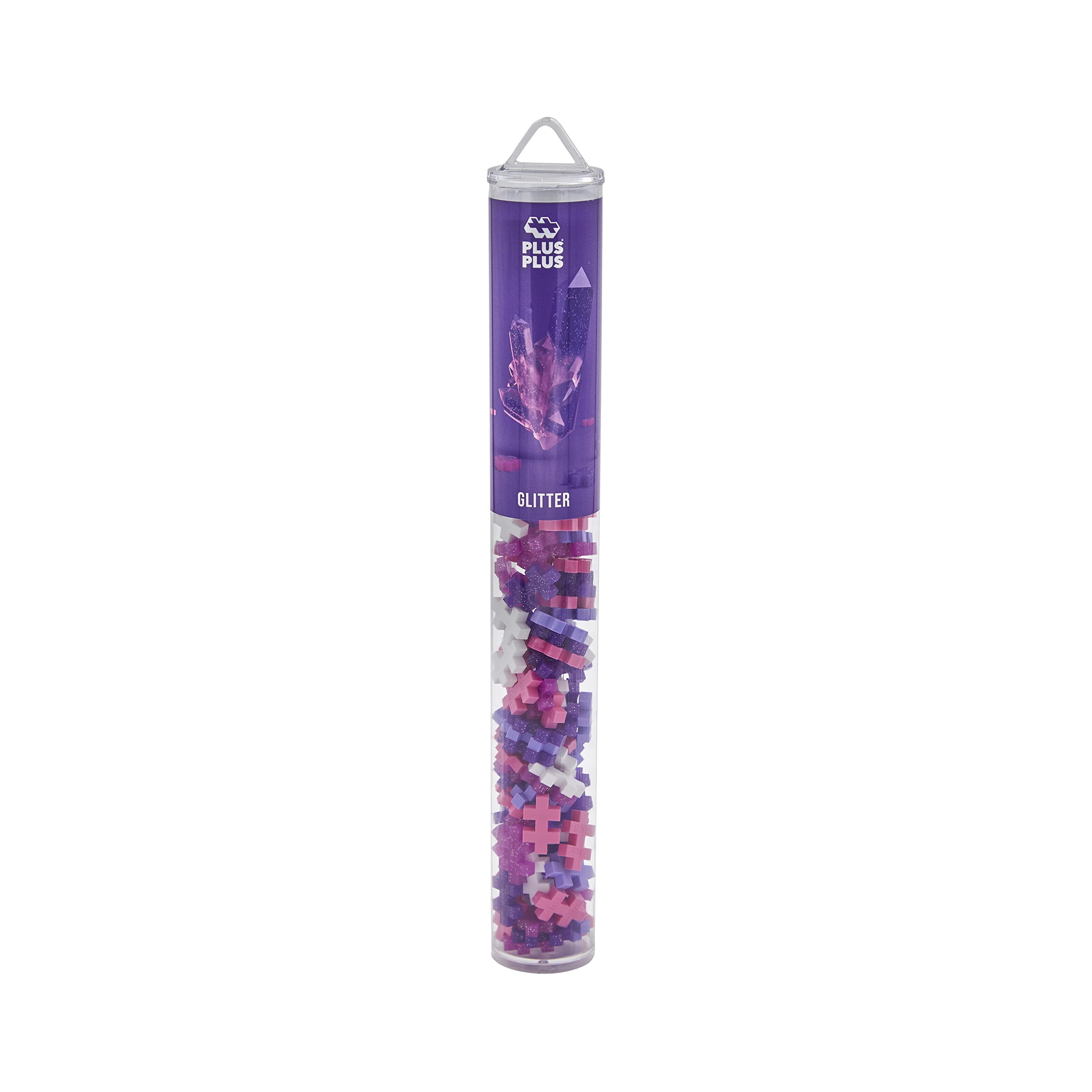 PLUS PLUS Glitter Building Set - 100 Pieces | STEM Learning | Ages 5+ | Non-Toxic Plastic 2
