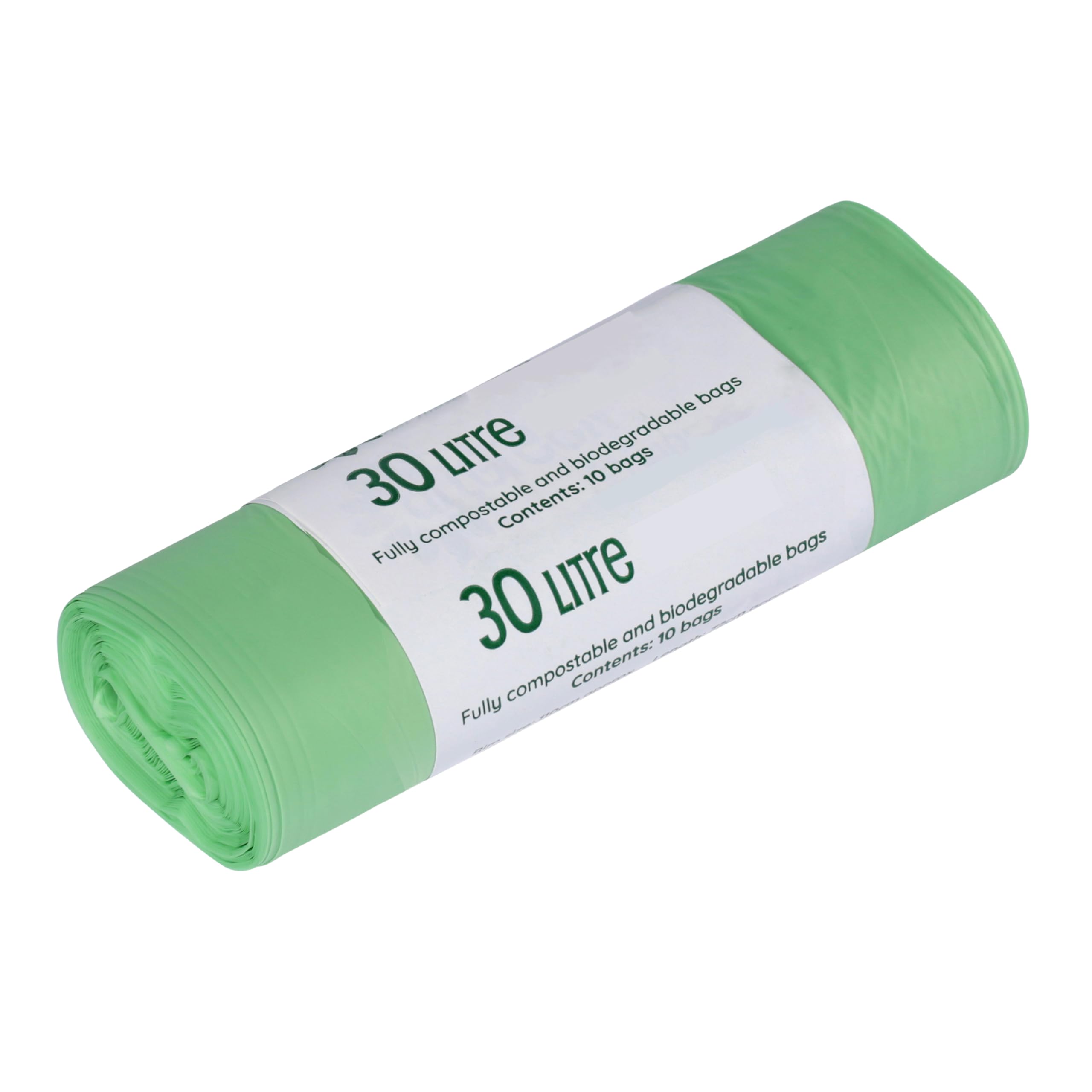All-Green 30 Litre Compostable Bin Liners - 10 Bags for Kerbside Food Waste Caddy 1