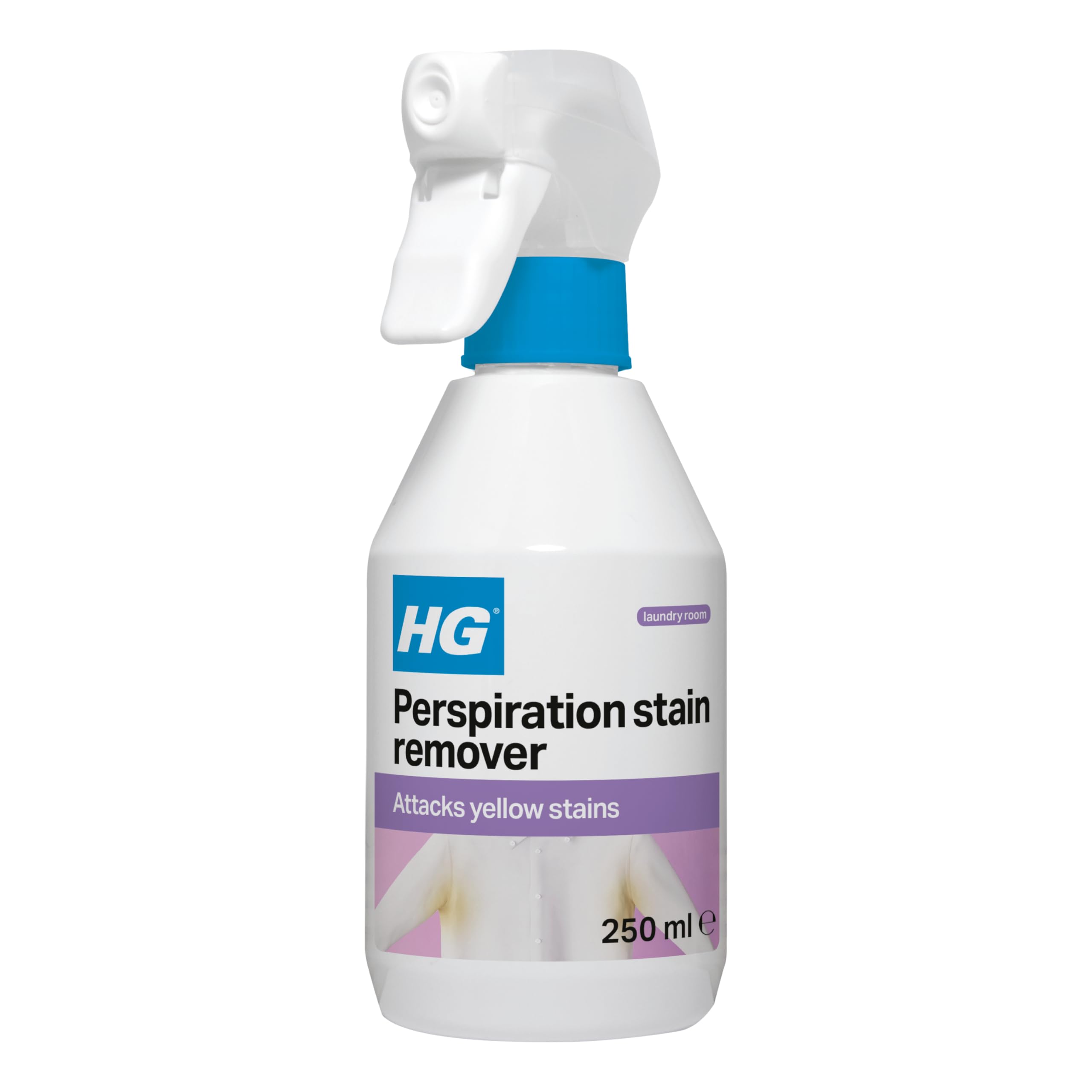 HG Perspiration Stain Remover - Removes Sweat & Deodorant Marks | Liquid 250ml