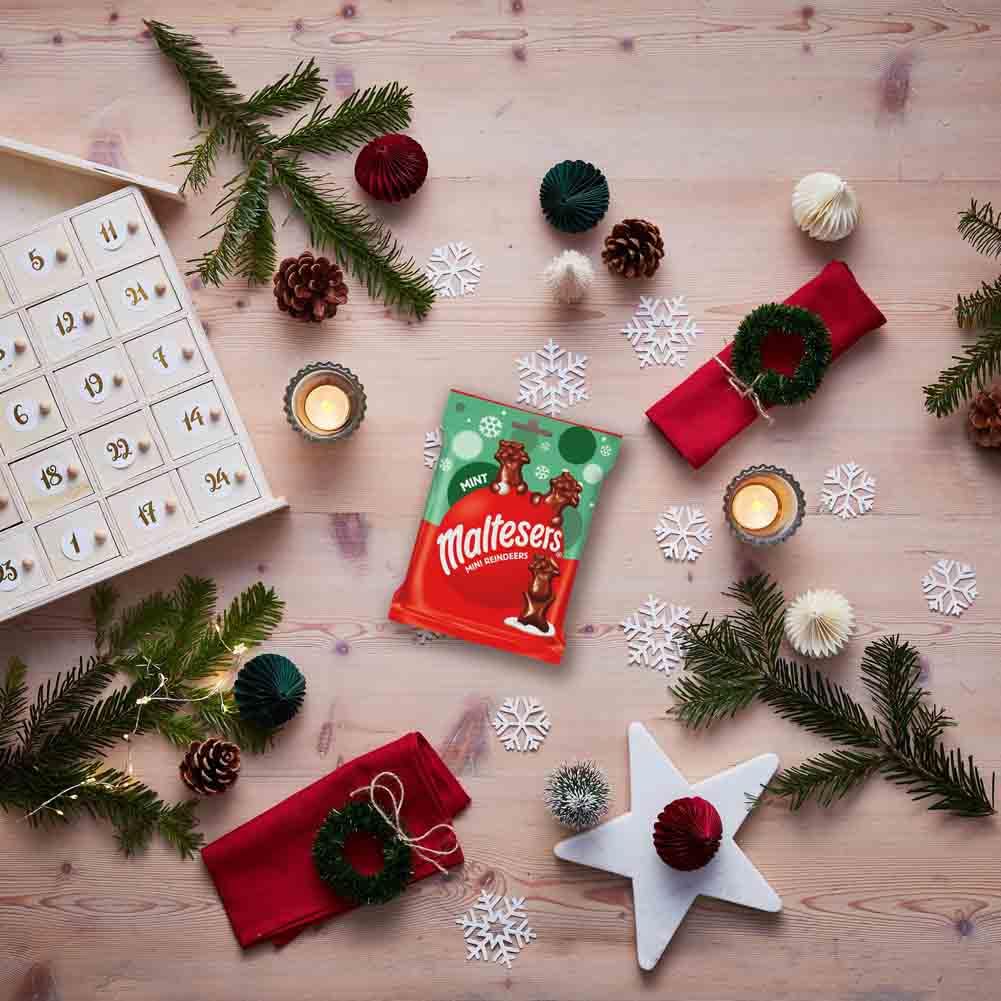 Maltesers - Mint Milk Chocolate Mini Reindeers 59g