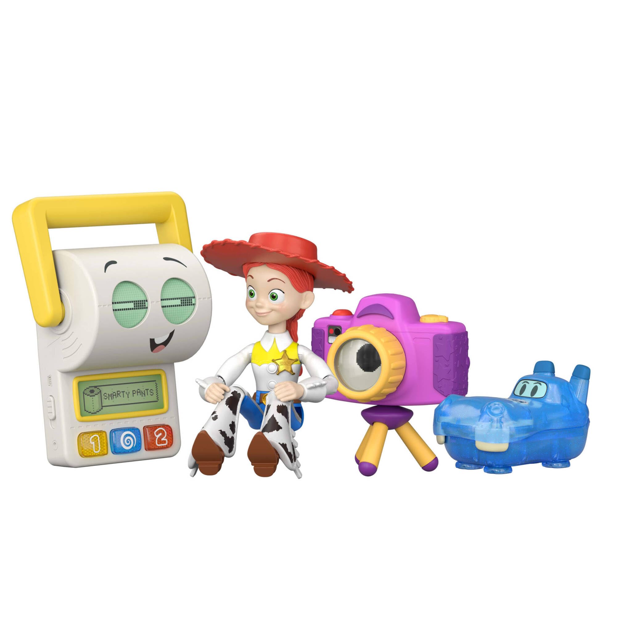 Mattel Disney and Pixar Toy Story 5 Action Figures Multipack with Jessie, Smarty Pants, Atlas & Snappy 5