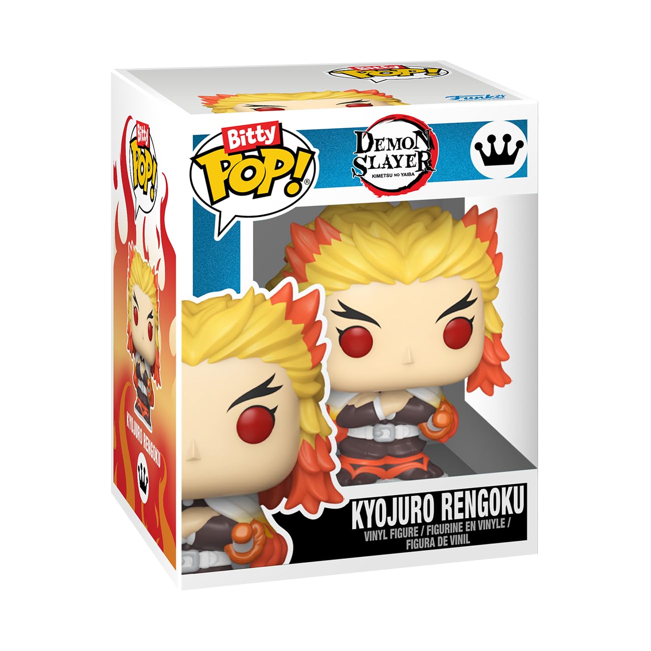 Funko Bitty POP! Demon Slayer 4-Pack - Inosuke Hashibira, Kyojuro Rengoku | Chibi Collectible Figures 7