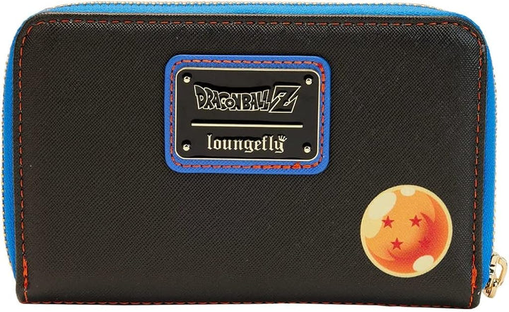 Loungefly Dragon Ball Z Blue Zip Around Purse Trio (Official Licensed Product)