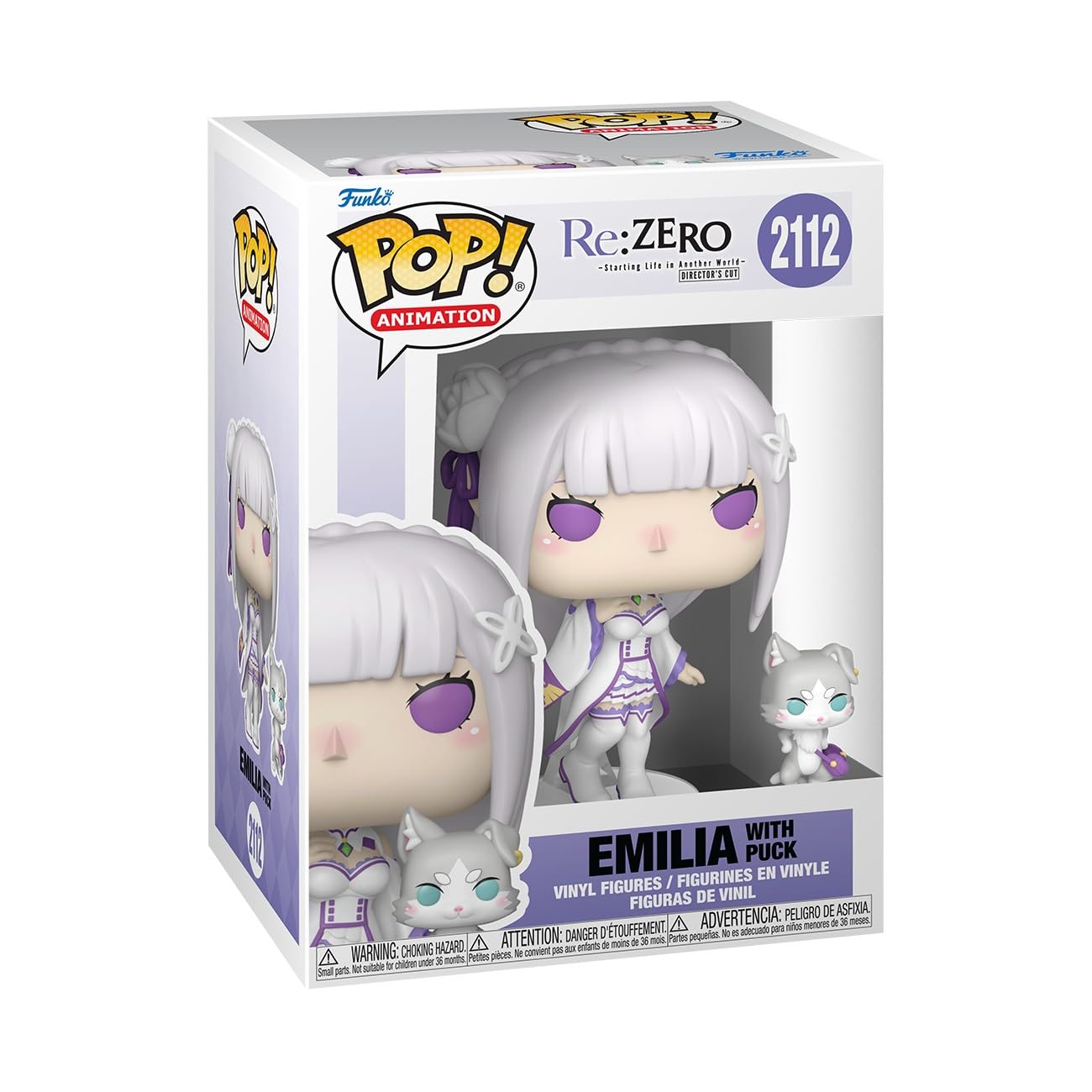 Funko Pop! & Buddy: Re: ZERO - Emilia With Puck Vinyl Figure