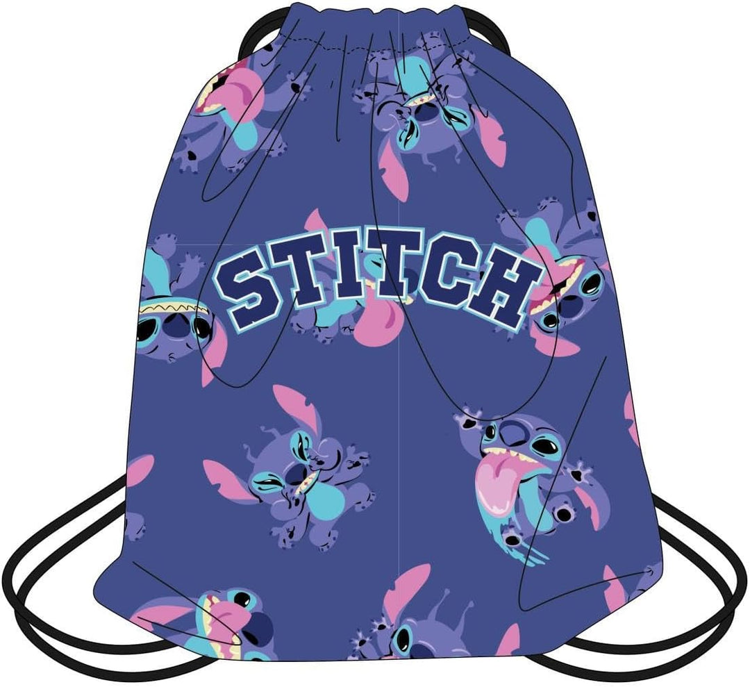 CERDÁ Stitch Kids Drawstring Backpack for School (205-2100005099)