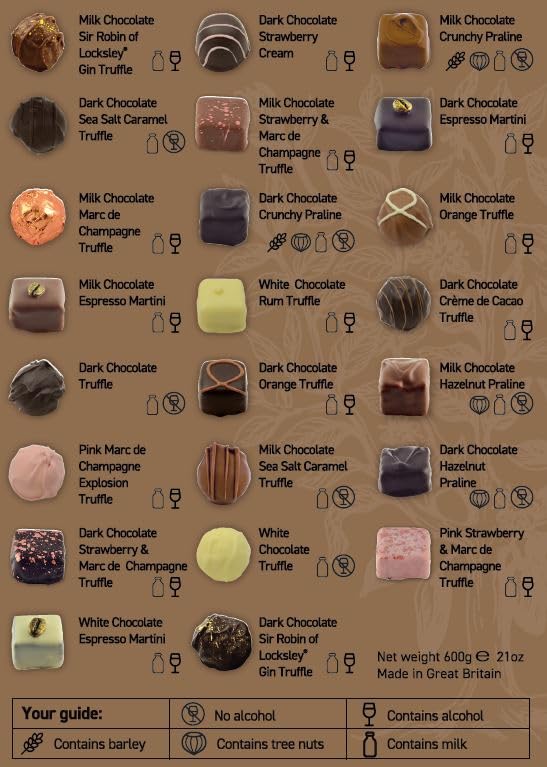 Holdsworth Handmade English chocolates - Indulgent Collection | 48 Handmade Chocolates | 600g 5
