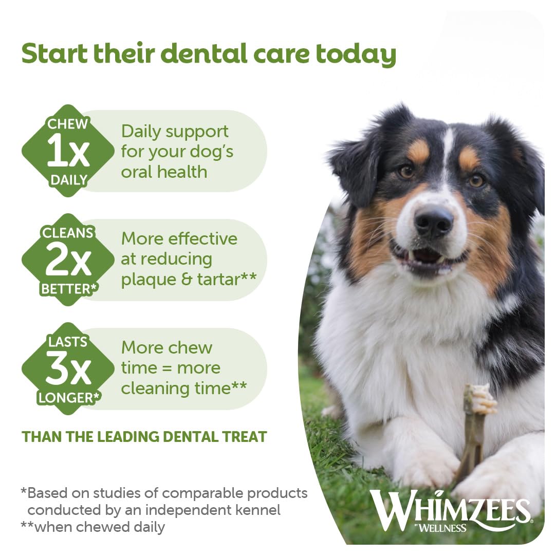 WHIMZEES Veggie Sausage S Dental Sticks for Small Dogs, Vegetable Flavor, 28 Count 4