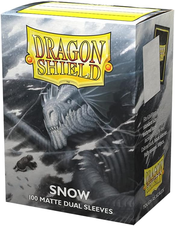 Dragon Shield Dual Matte Sleeves - Clear Front with Textured Matte Back for Card Protection 4