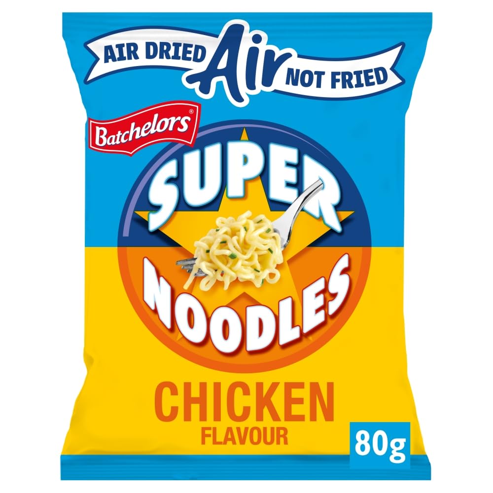 Batchelors Super Noodles Air Dried Chicken Flavour - 80g Pack (8 Count) 3