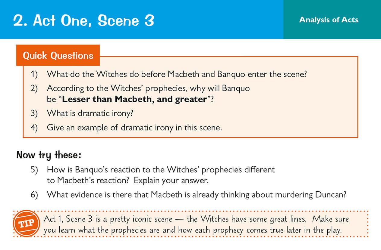 CGP Macbeth Revision Question Cards - Grade 9-1 GCSE English | 63 Cards | English Language