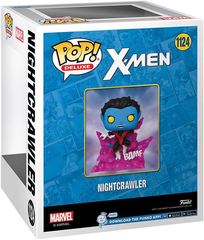 Funko Pop! Deluxe Marvel X-Men - Nightcrawler Glow in the Dark Vinyl Figure (66519)