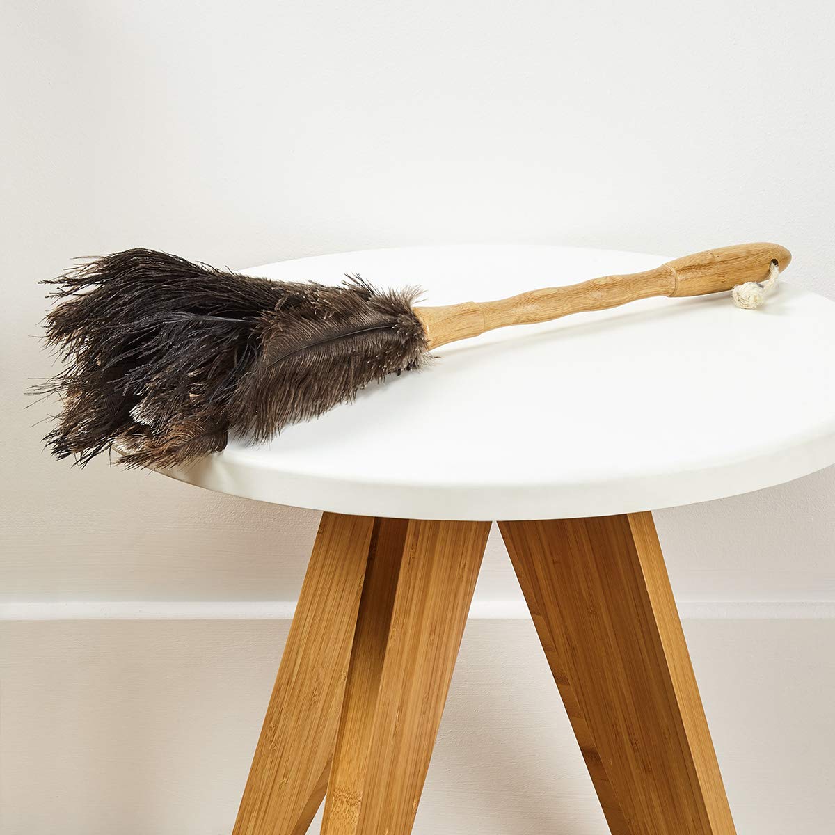 Addis Super Soft Real Ostrich Feather Duster with Bamboo Handle | Anti-Scratch | 54 cm Length 2
