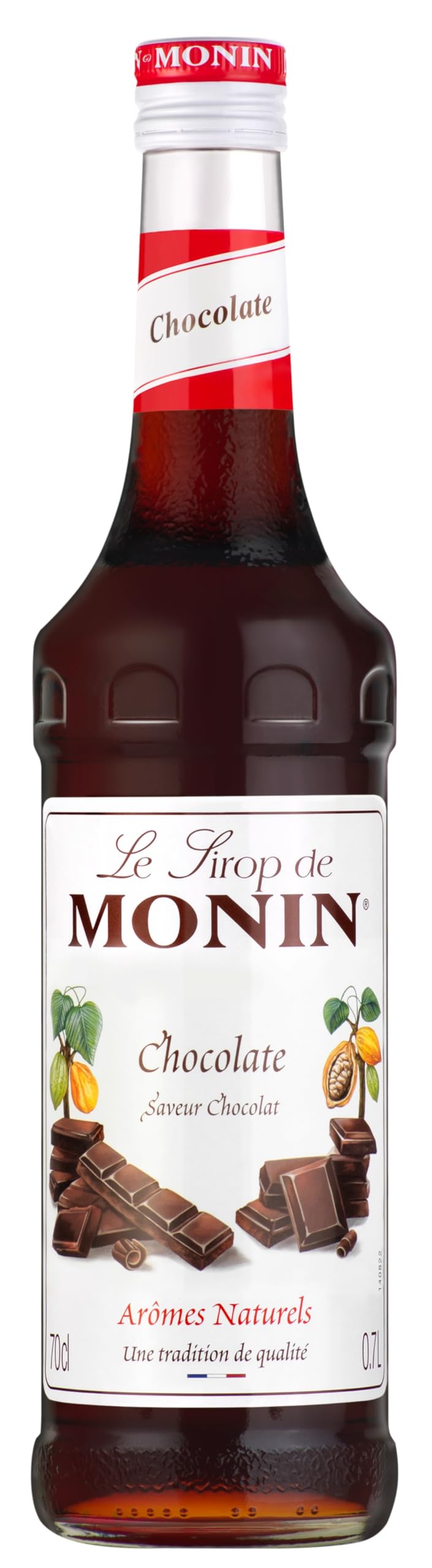 MONIN Premium Chocolate Syrup 700ml - Vegan, Allergen-Free, Natural Flavours for Coffee, Cocktails & Frappes