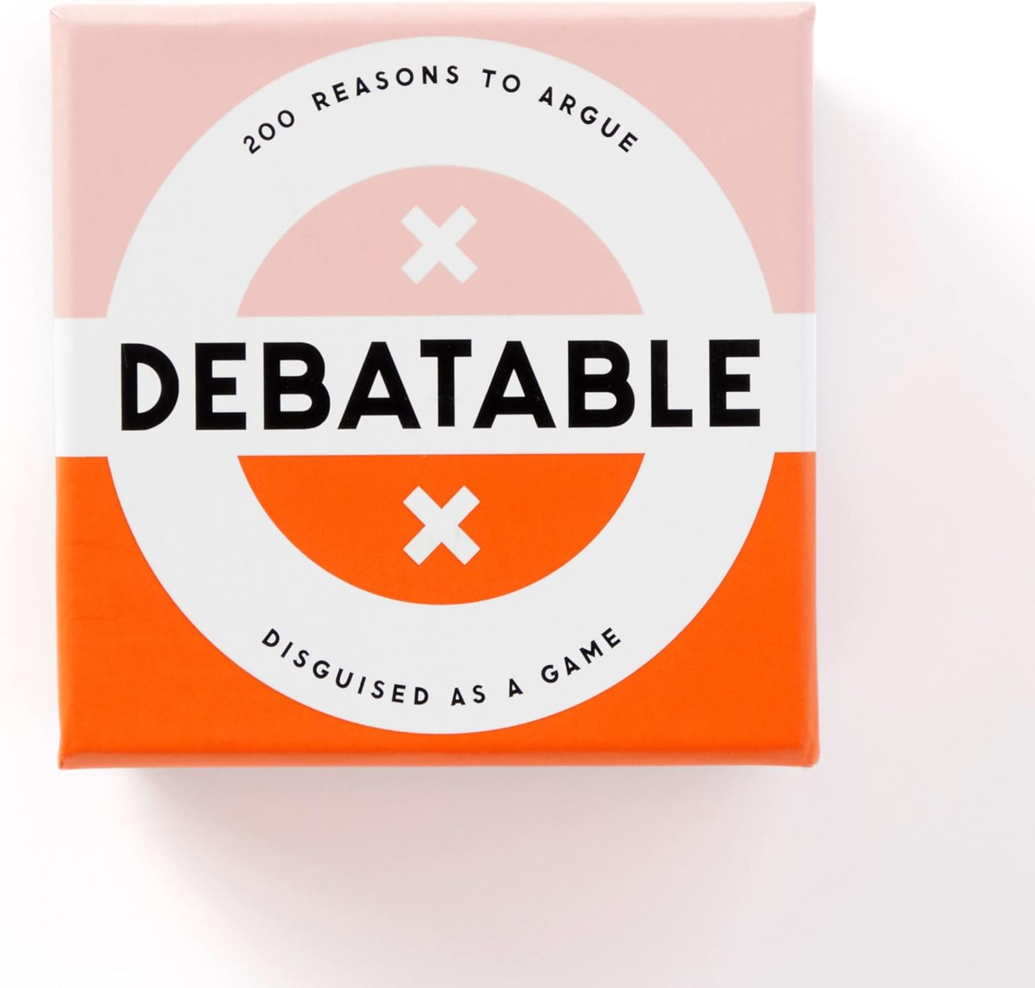 Debatable Social Game Set by Brass Monkey - 200 Argument Cards for Fun Discussions
