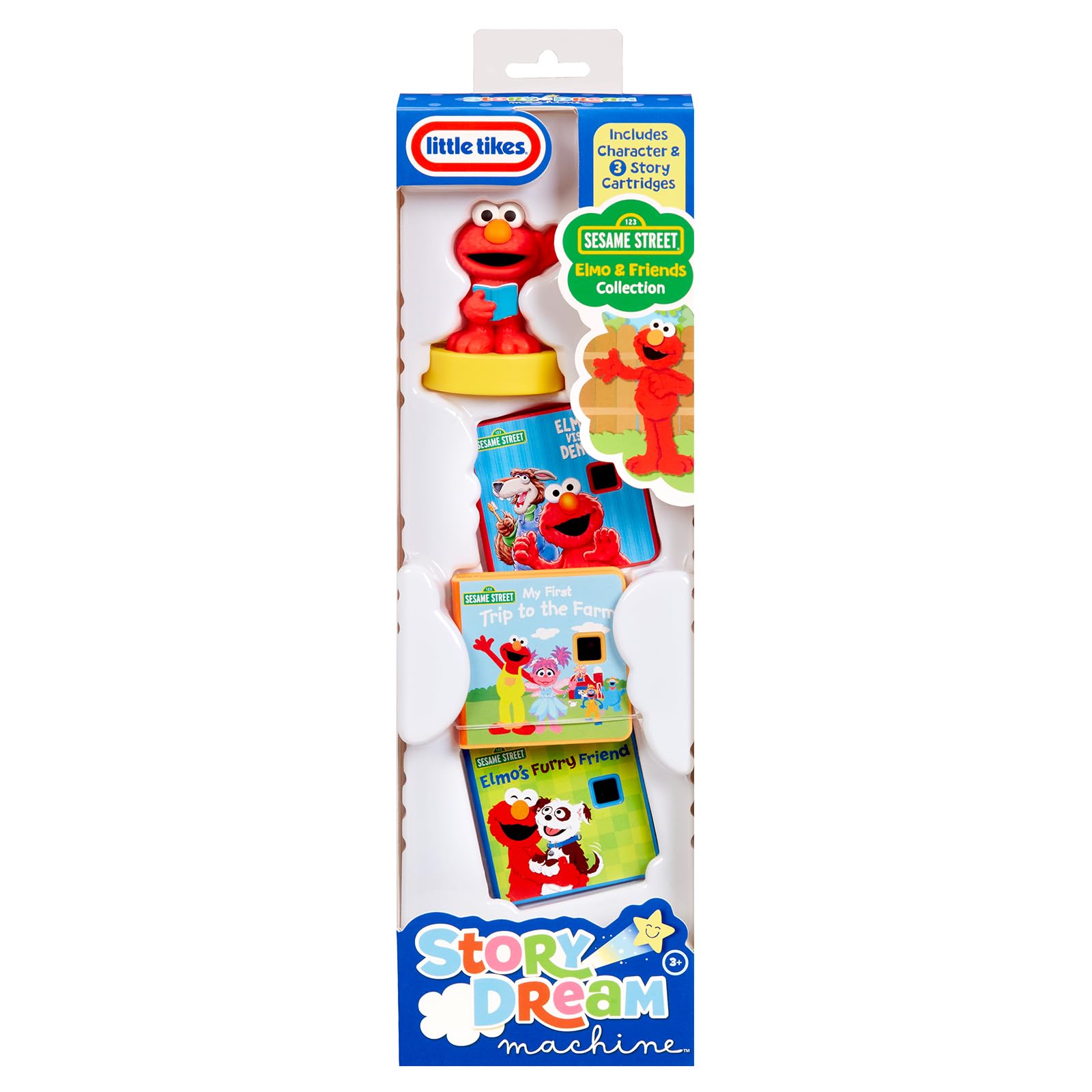 Little Tikes Story Dream Machine Sesame Street Elmo Collection - 3 Books & 1 Audio Character for Ages 3+ 3