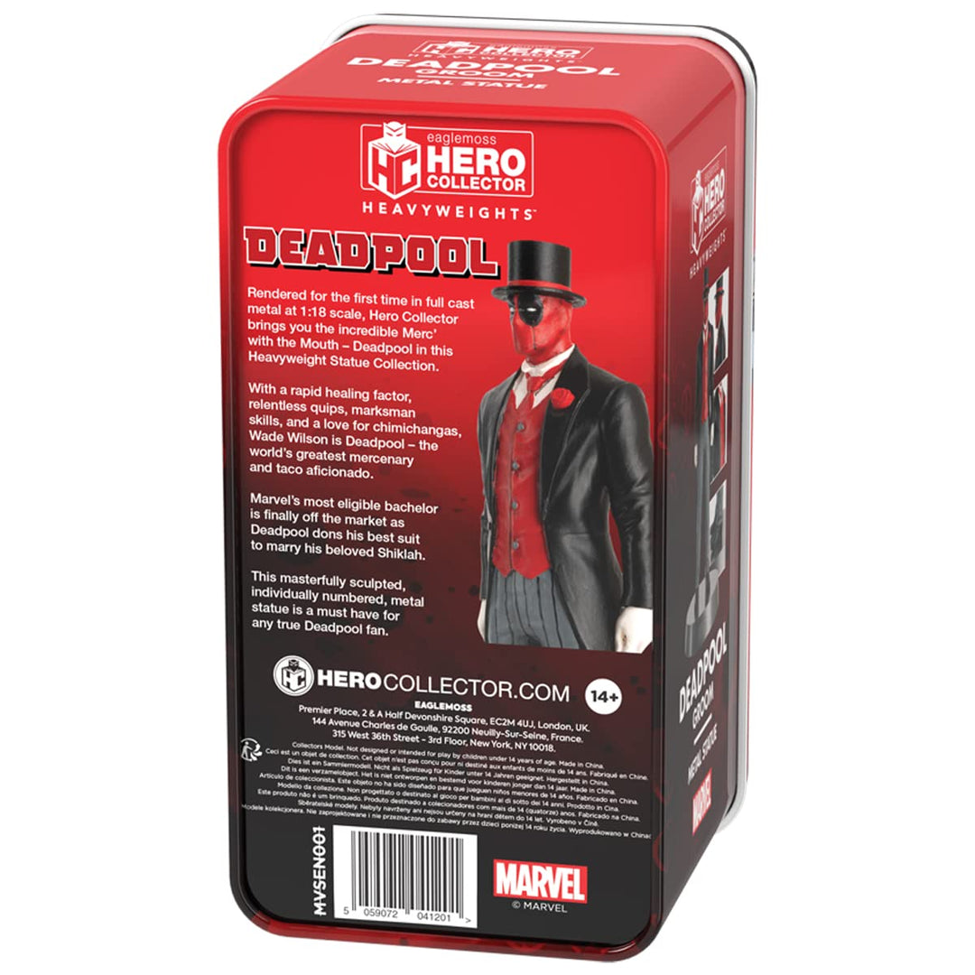 Eaglemoss Collections Marvel Heavyweights - Deadpool Groom Metal Figurine