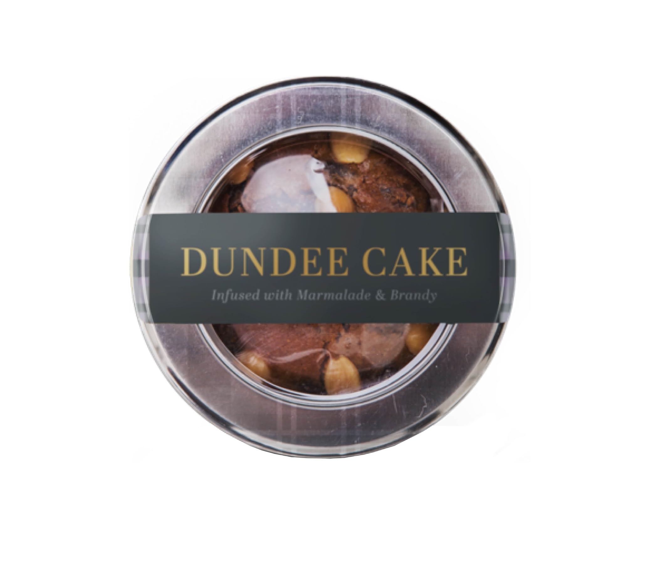 Brodies Dundee Cake - 315g - Handmade Scottish Fruit Cake with Marmalade, Brandy & Almonds