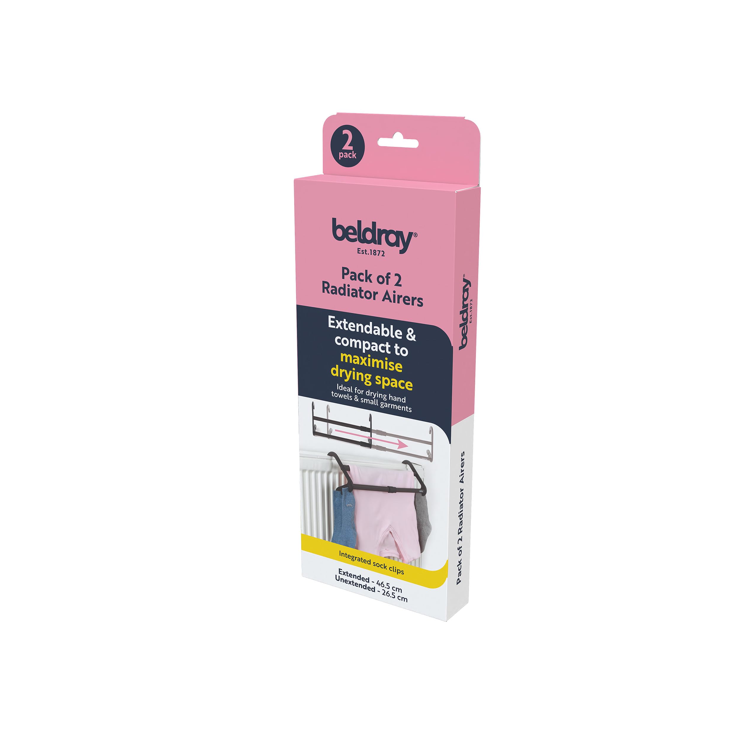 Beldray - Over Radiator Airer Set Drying Racks 4