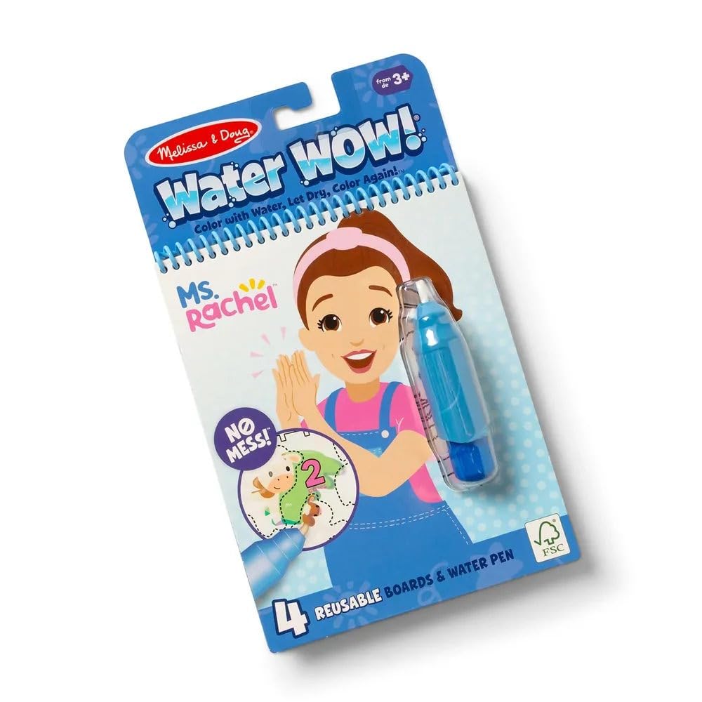 Melissa & Doug Ms Rachel Water Wow - Watercraft Playset | Multicolor Plastic