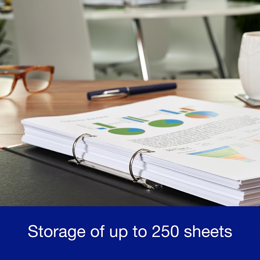 Oxford Premium A4 Ring Binder, Purple Single Folder, 25mm Capacity, Laminated Paper on Board 8