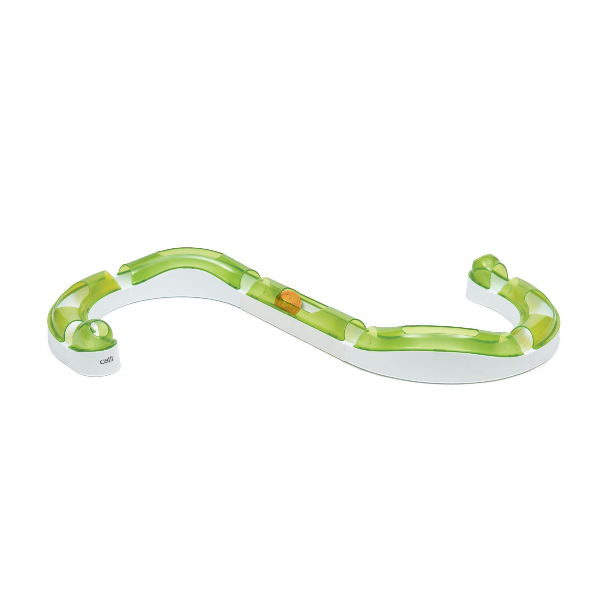 Catit Senses 2.0 Wave Circuit Interactive Cat Toy - 8-Piece Closed-Track Ball