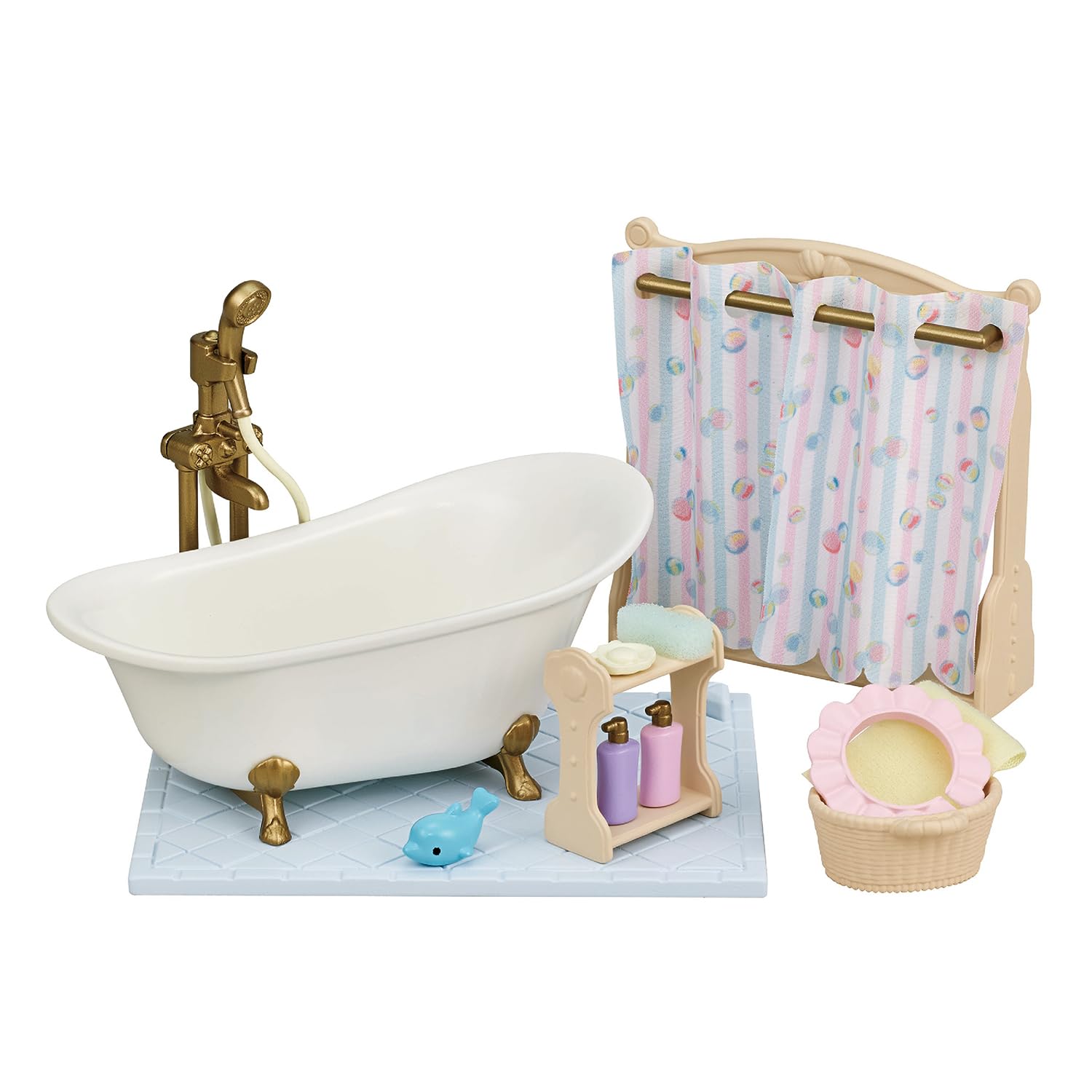 Sylvanian Families Bath & Shower Set - Antique Style Furniture | Ages 3+ 2