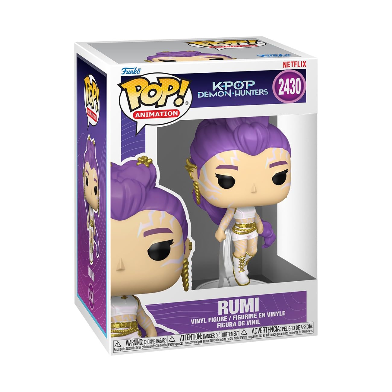 Funko POP! Animation: Rumi - KPOP Demon Hunters Vinyl Figure | Approx 3.75 in | Model 95808 1