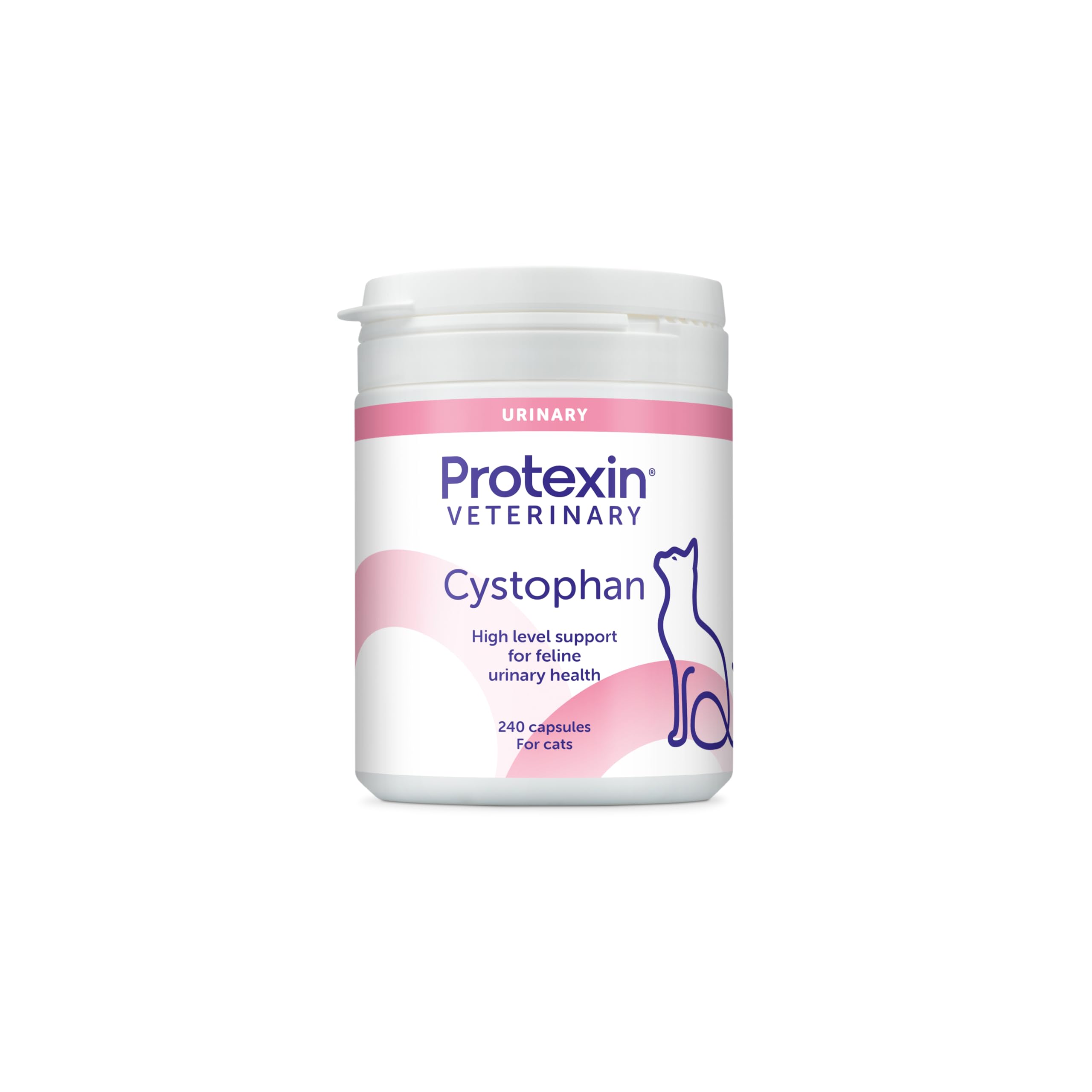 Protexin Veterinary Cystophan Cat Urinary & Stress Support Capsules - 240 Count 1