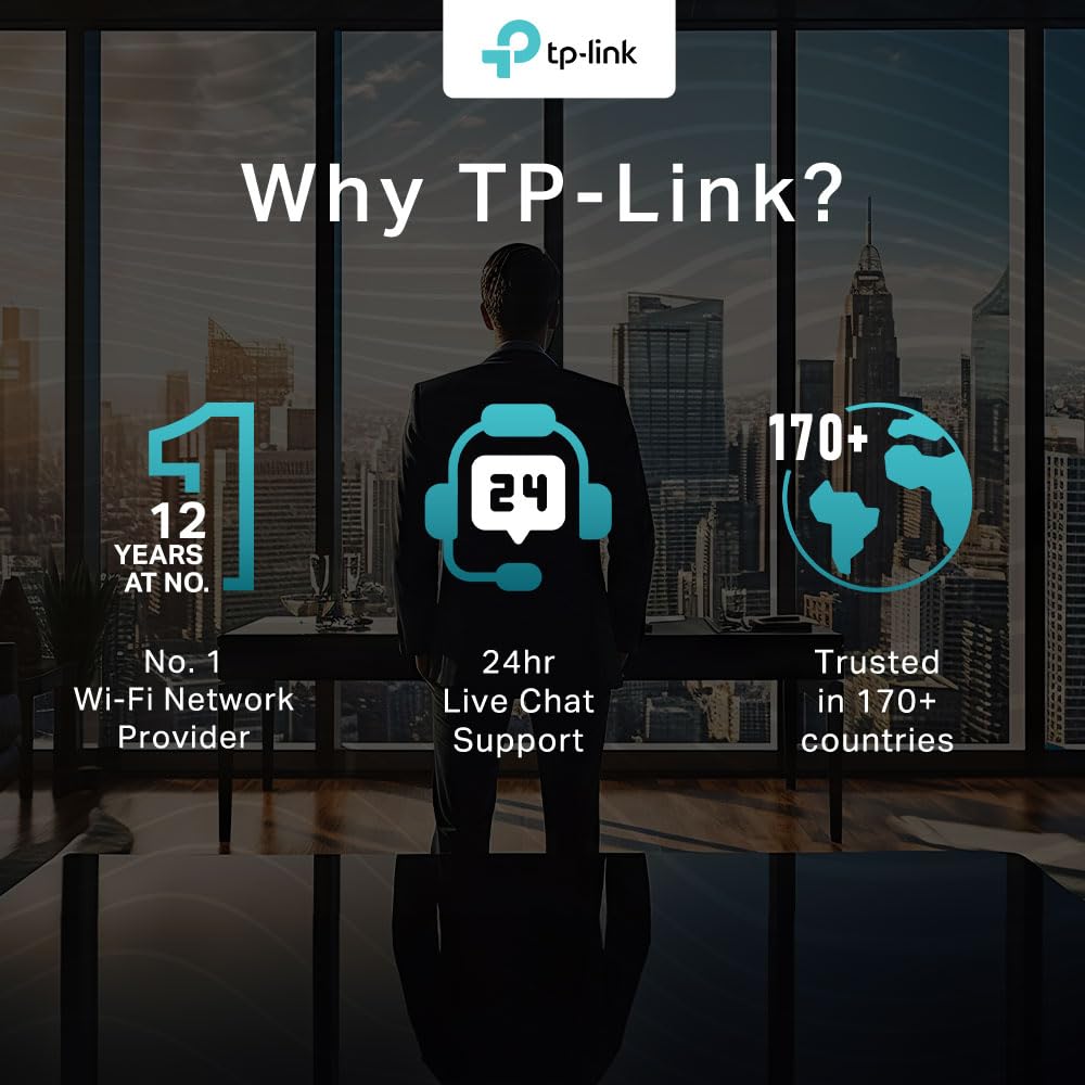 TP-Link TL-WPA4220KIT AV600 Powerline Adapter WiFi Extender Kit - 600Mbps Speeds, 300m Range, 2 Ethernet Ports, Black 8