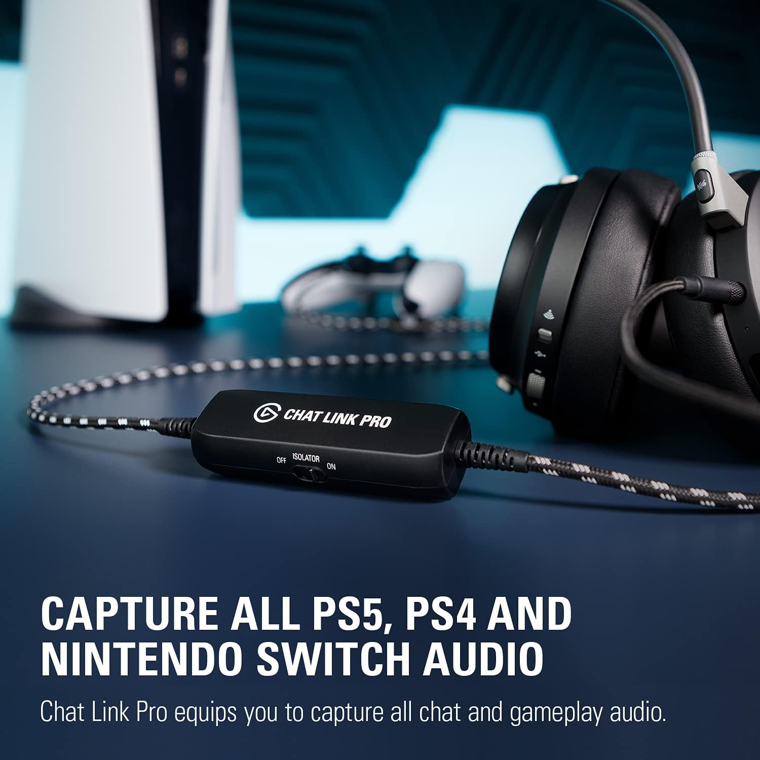 Elgato Chat Link Pro – Audio Adapter for PS5, PS4, Nintendo Switch, Xbox, and PC 3