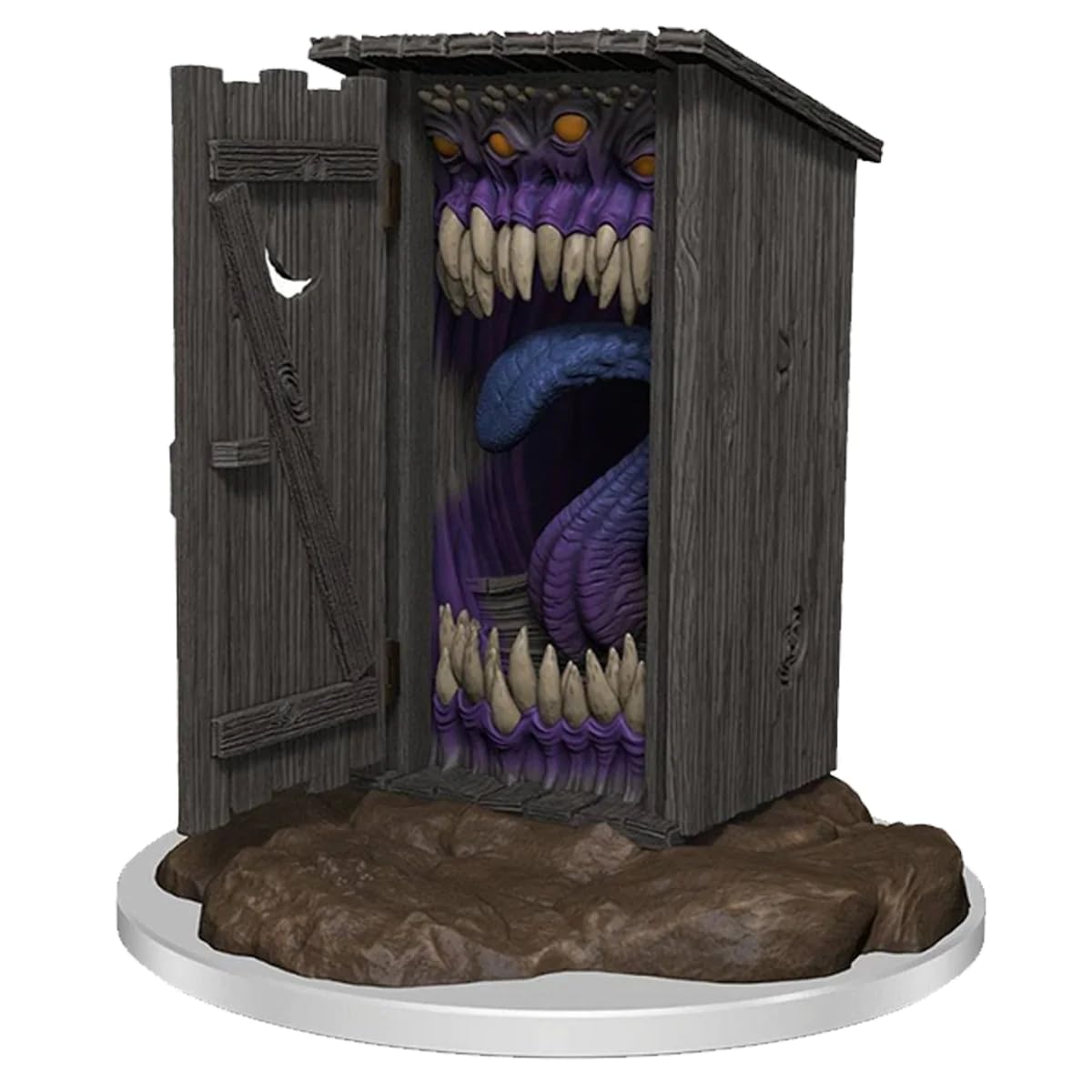 WizKids D&D Nolzur's Giant Mimic Miniature - Ready to Paint | Plastic | Adult