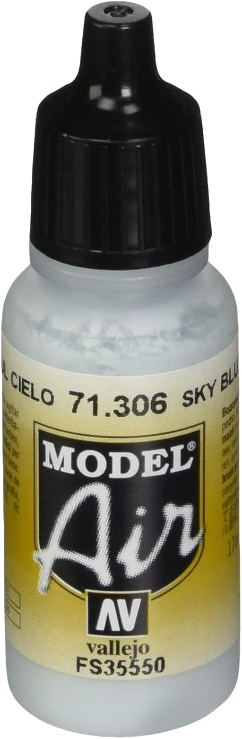 AV Vallejo Model Air Sky Blue Acrylic Paint (17ml) - Pre-Thinned for Airbrushing