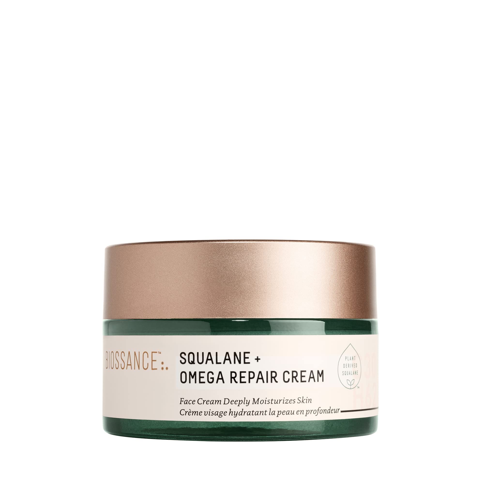 Biossance Squalane + Omega Repair Cream - Ultra-Moisturizing Face Cream | 50 ml | Unscented 1