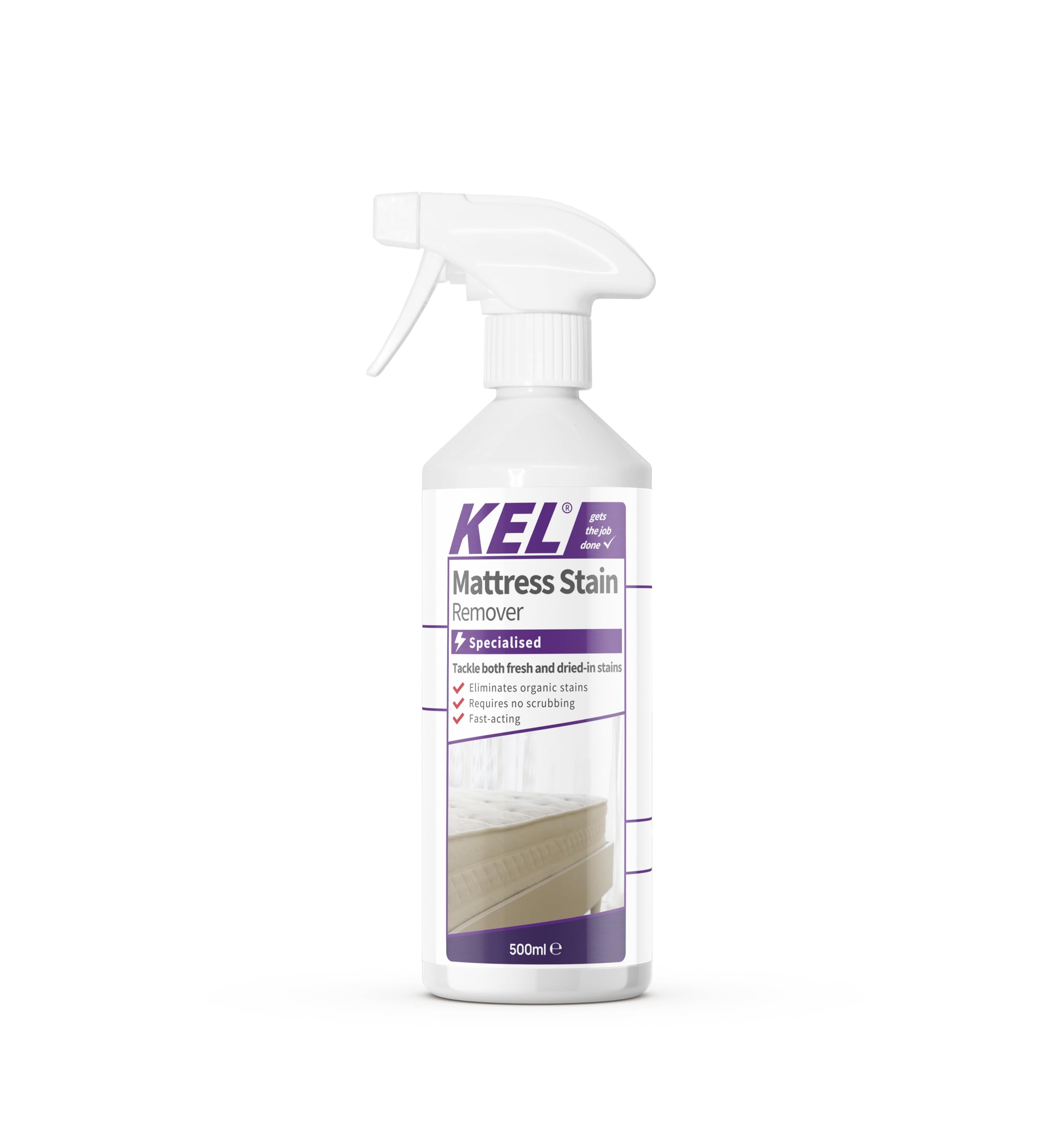 KEL Mattress Stain Remover - Organic Stain Removal | Fume Free | 500 ml