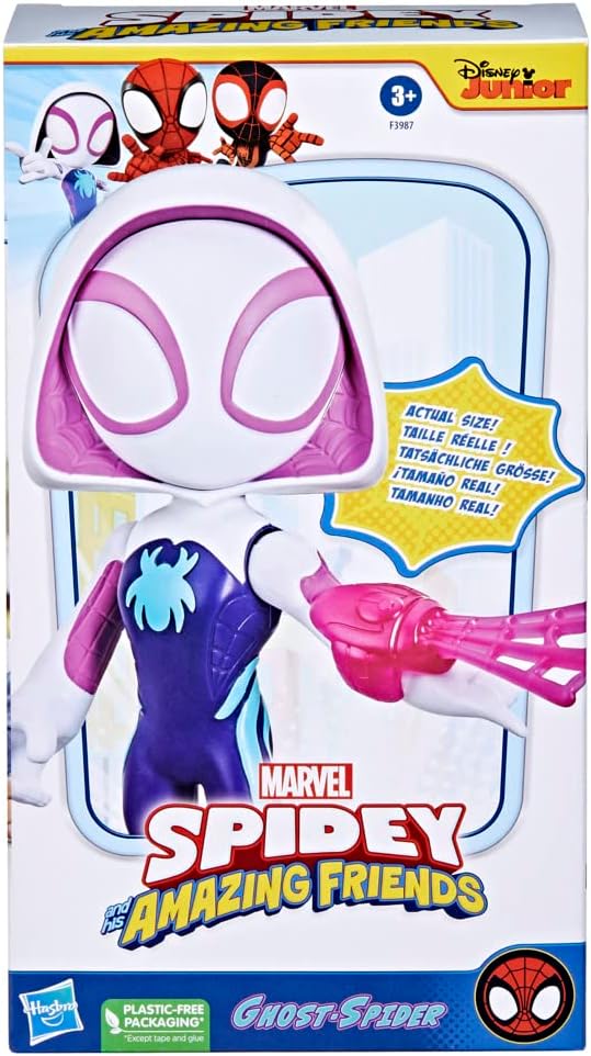 Hasbro Marvel Spidey and His Amazing Friends Supersized Ghost-Spider Action Figure - 22.5 cm Poseable Super Hero Toy 7