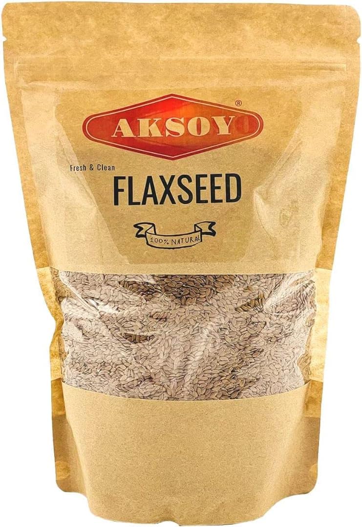 AKSOY Brown Whole Flaxseed (Linseed) - Rich in Omega-3 & Lignans | 650g 5