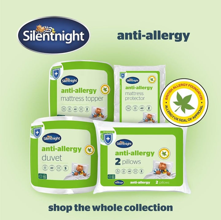 Silentnight - Anti-Allergy Microfibre Pillow Pack of 2 (Twin)