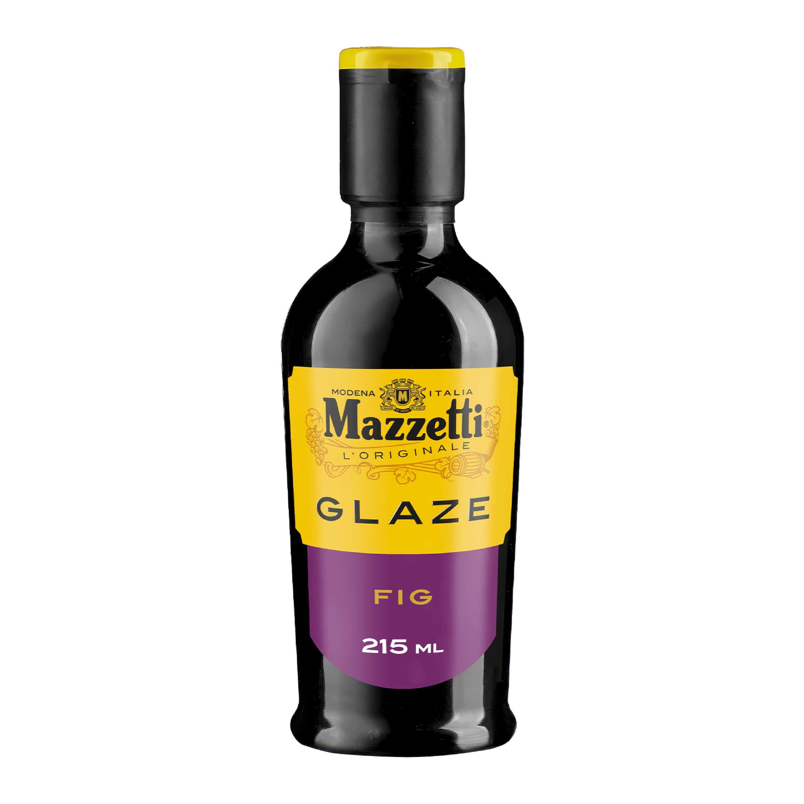 Mazzetti Classic Fig Balsamic Glaze - 215ml | Gluten Free, Halal, Kosher, Vegan | Made in Italy
