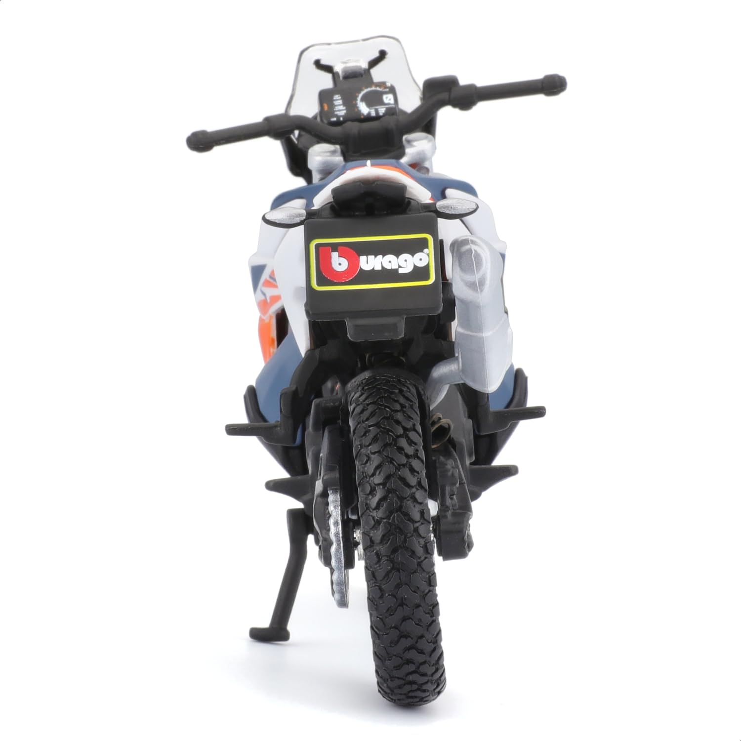 Bburago KTM 790 Adventure R Rally Motorbike Die-Cast Model - 1:18 Scale, White 4