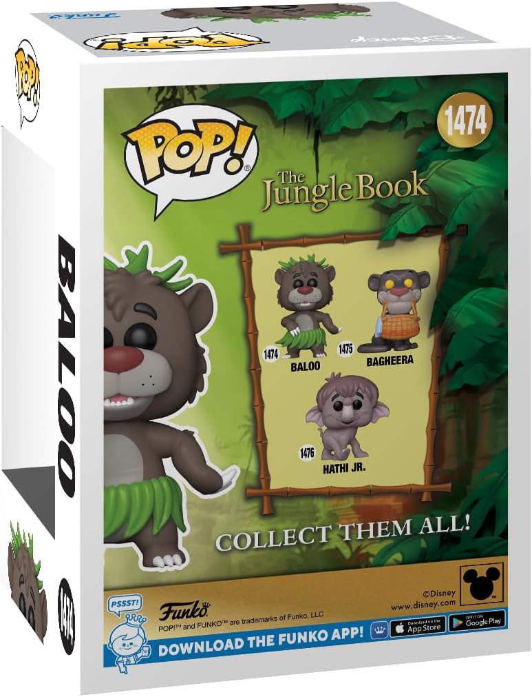 Funko Pop! Disney The Jungle Book - Baloo Bear Vinyl Figure (80787)