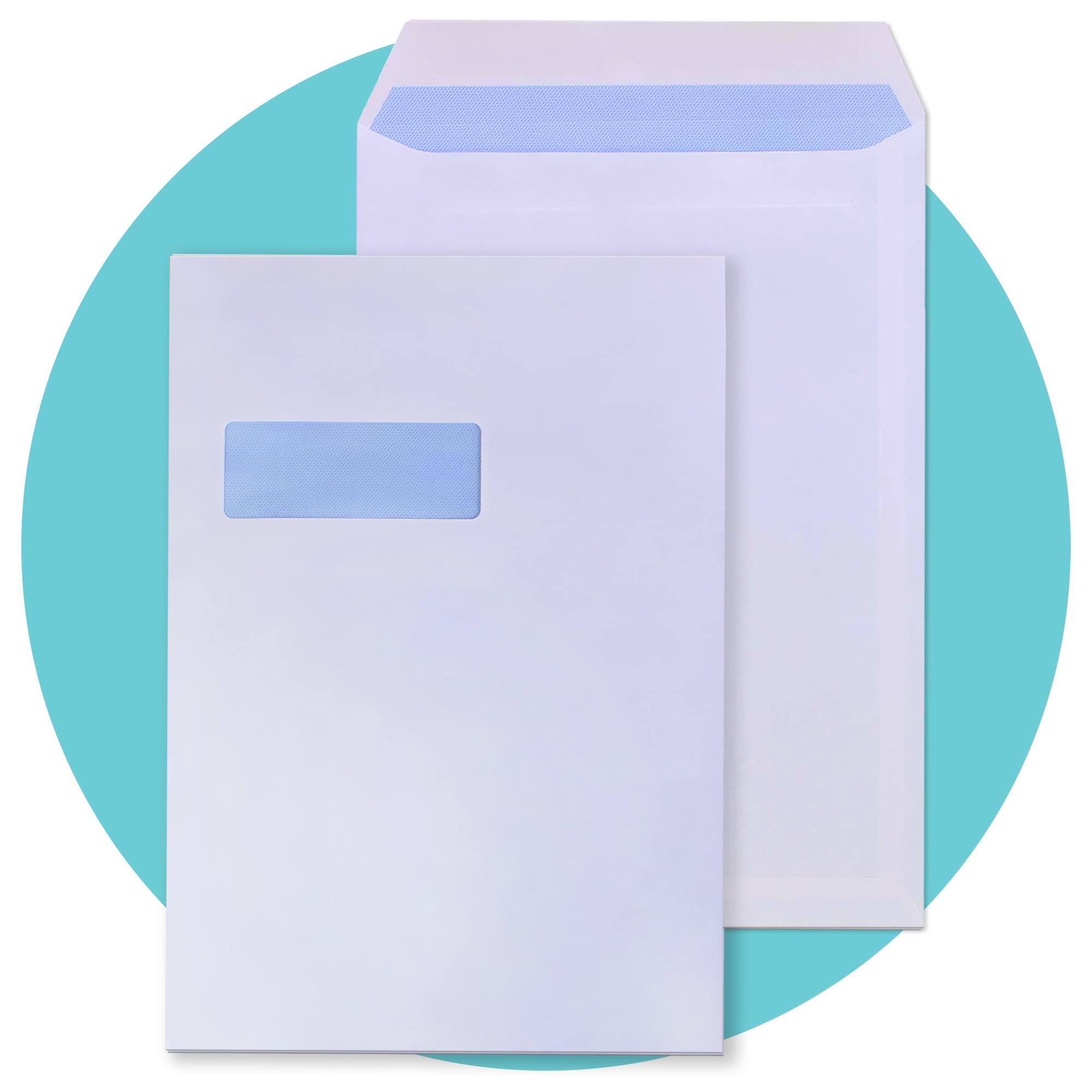 Triplast C4 Window Self Seal Security Envelopes - Pack of 20 | 90 gsm | Made in UK 1