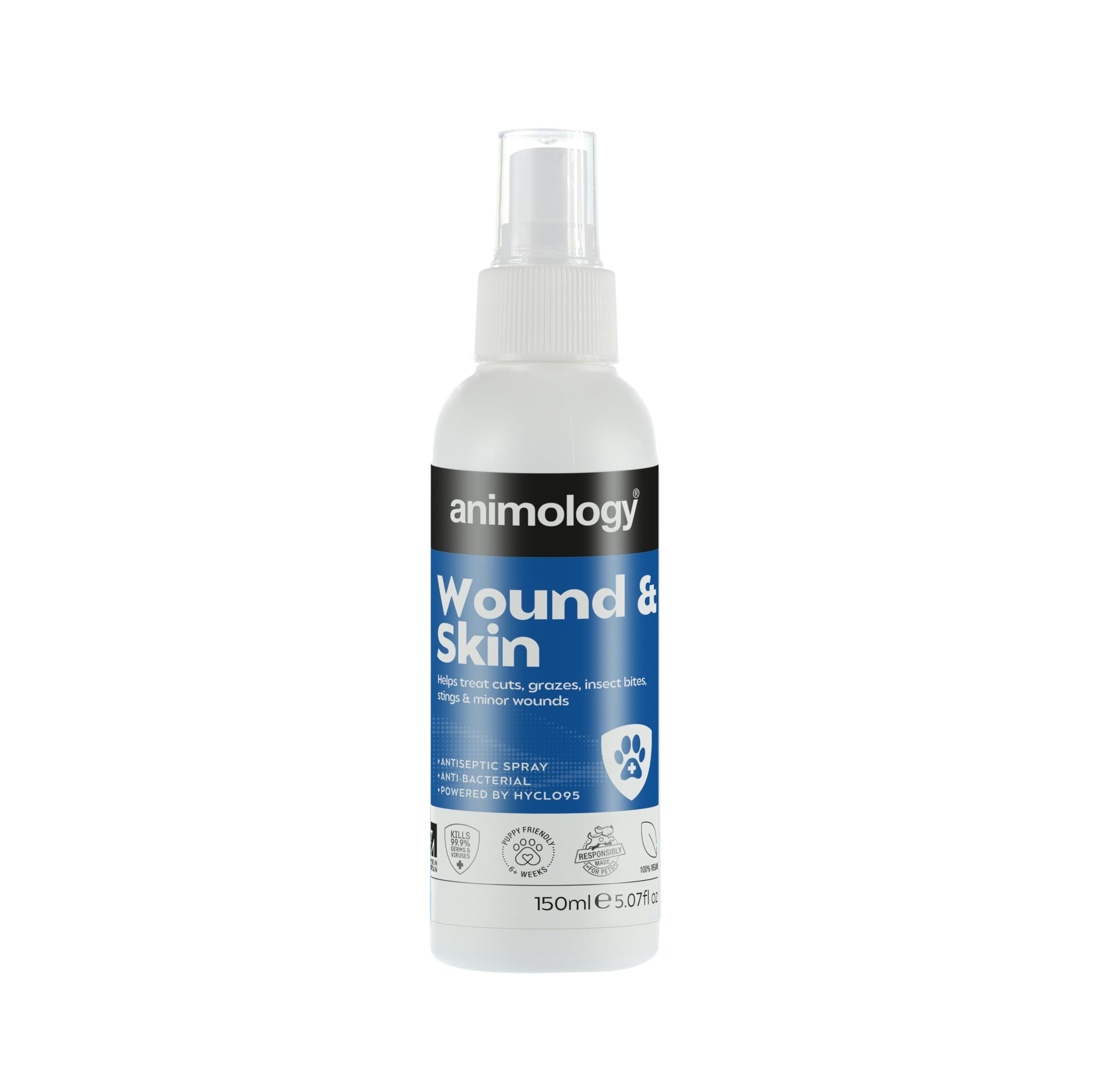 Animology Wound and Skin Spray for Dogs - Fast-Acting Relief for Cuts & Grazes | 150ml 1