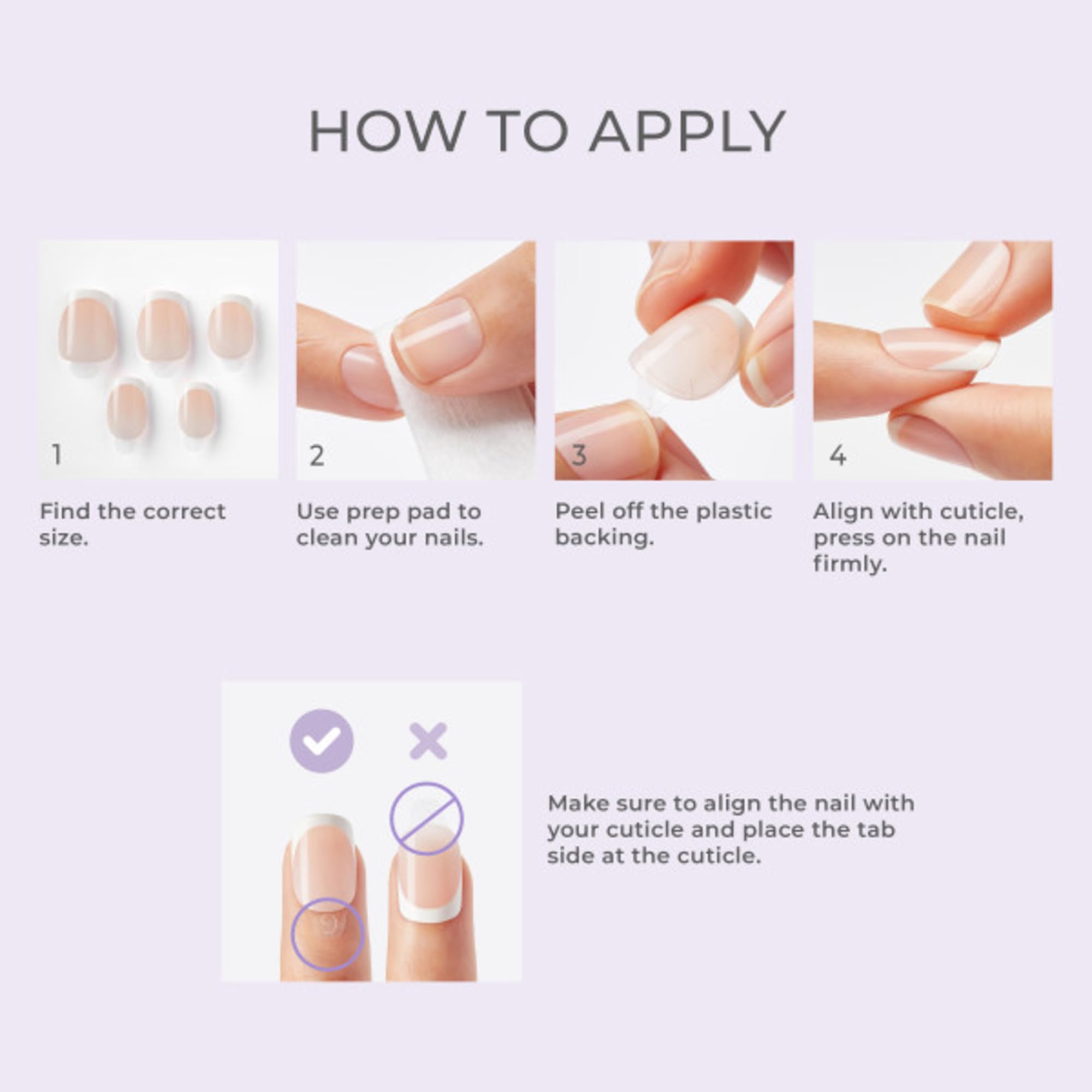 imPRESS Nails - Chic French Design | Short Squoval | 33 Pieces 7
