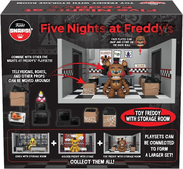 Funko Five Nights At Freddy's (FNAF) Snap - Chica Playset - Security Room Collectible (67696)