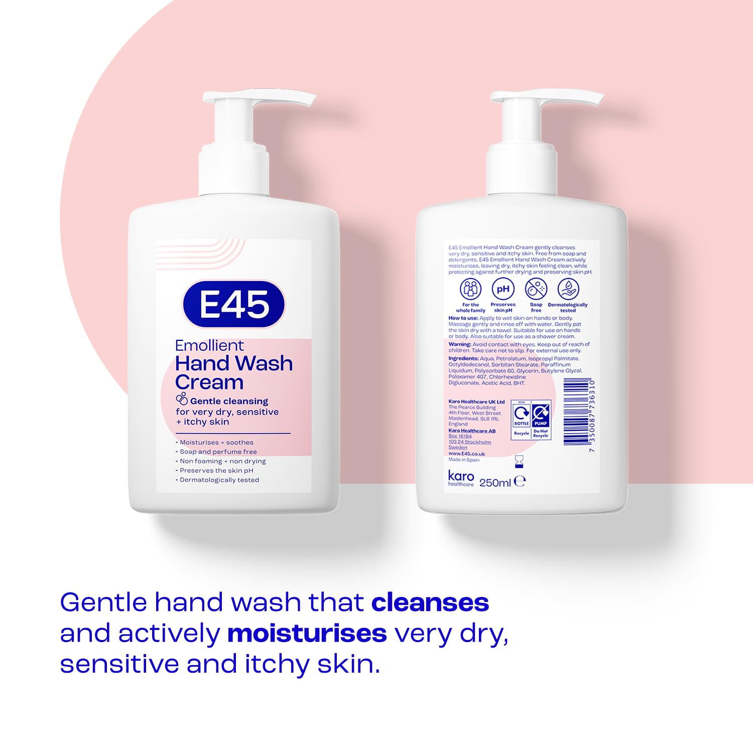 E45 - Emollient Wash Cream (250 ml) 8